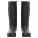 Vidaxl Rain boots size 38 PVC Black