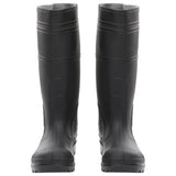 Vidaxl Rain Boots Størrelse 40 PVC Sort