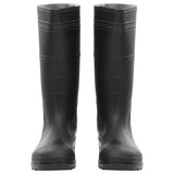 Vidaxl Rainboots Size 44 PVC Black