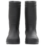 Vidaxl Rain Boots Størrelse 39 PVC Sort