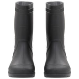Vidaxl Rainboots Size 44 PVC Black