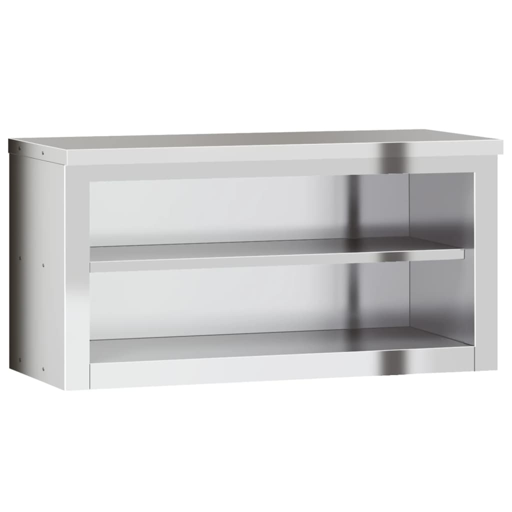 Vidaxl kitchen wall cupboard with stainless steel shelf