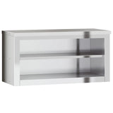 Vidaxl kitchen wall cupboard with stainless steel shelf