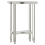 Vidaxl Kitchenwork Tabell 55x30x85 cm rostfritt stål