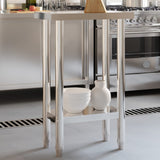 Vidaxl Kitchenwork Tabell 55x30x85 cm rostfritt stål