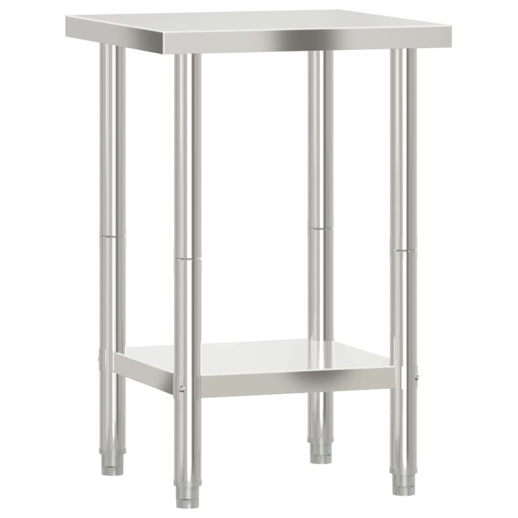 Vidaxl Kitchenwork table 55x55x85 cm Stainless steel