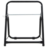 Vidaxl Hose reel car 48 cm 45 kg powder -coated steel black