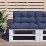 Vidaxl Pallet cushions 2 st fabric marine blue