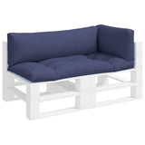 Vidaxl Palette Këssen 3 St Oxford Stoff Marineblauw