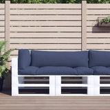 Vidaxl Palette Këssen 3 St Oxford Stoff Marineblauw