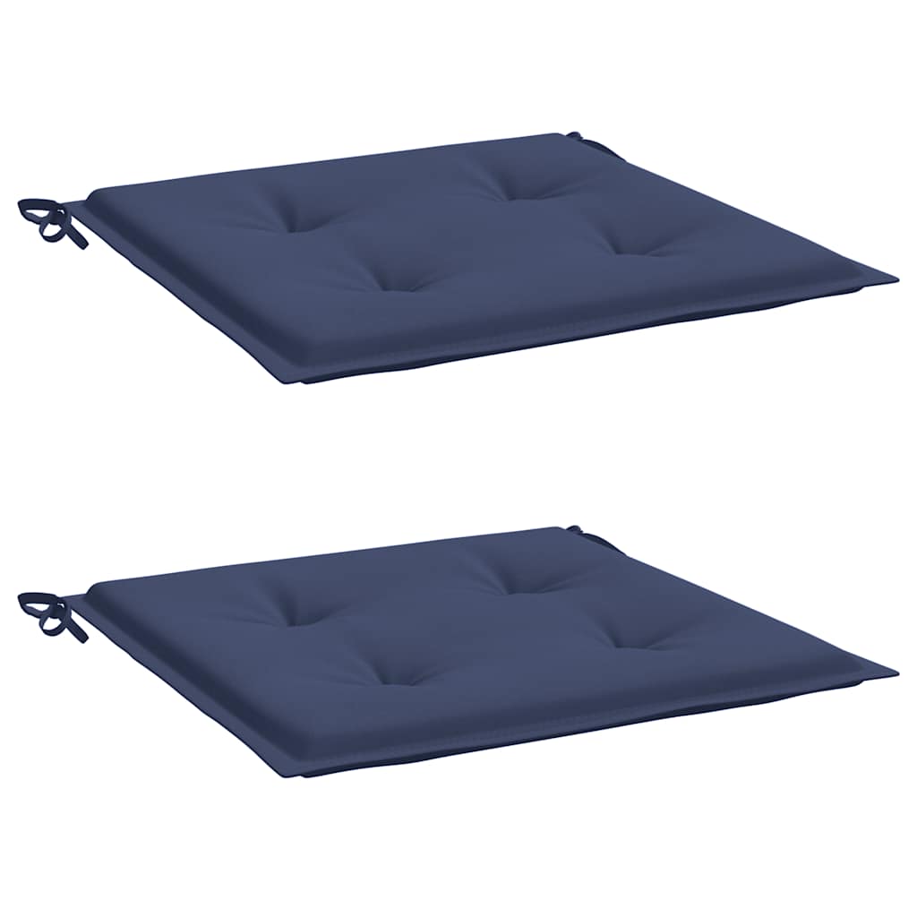 Vidaxl Pallet cushions 2 pcs 40x40x4 cm Oxford fabric marine blue