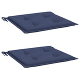 Vidaxl Pallet cushions 2 pcs 40x40x4 cm Oxford fabric marine blue