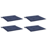 Vidaxl Pallet cushions 4 pcs 40x40x4 cm Oxford fabric marine blue