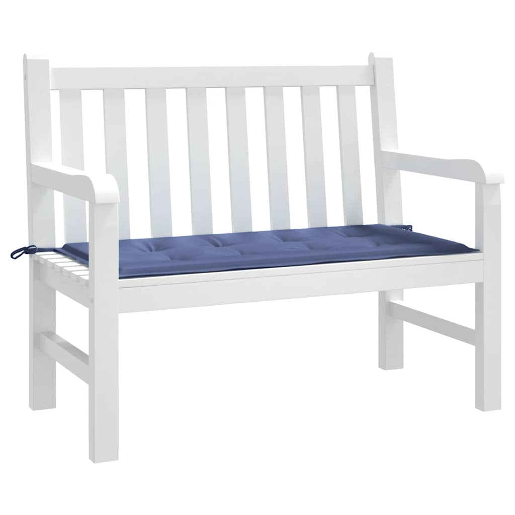 Vidaxl Garden Bench Cushion 100x50x4 cm tessuto oxford blu marino