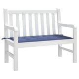 Vidaxl Garden Bench Cushion 100x50x4 cm tessuto oxford blu marino