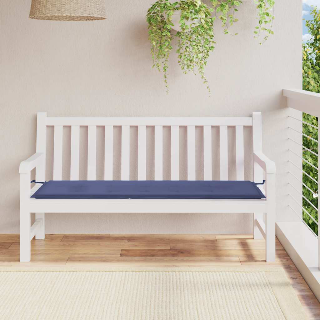 Vidaxl Garden bench cushion 150x50x4 cm Oxford fabric marine blue