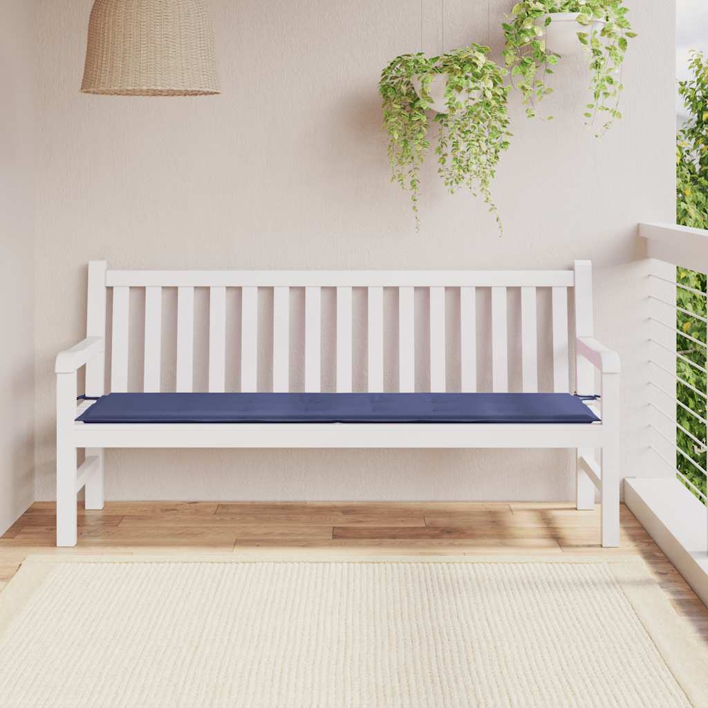 Vidaxl Garden bench cushion 180x50x4 cm Oxford fabric marine blue
