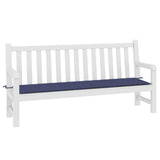 VIDAXL Garden Bench Blaža 200x50x4 cm Oxford tkanina morska modra