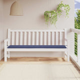 VIDAXL Garden Bench Blaža 200x50x4 cm Oxford tkanina morska modra