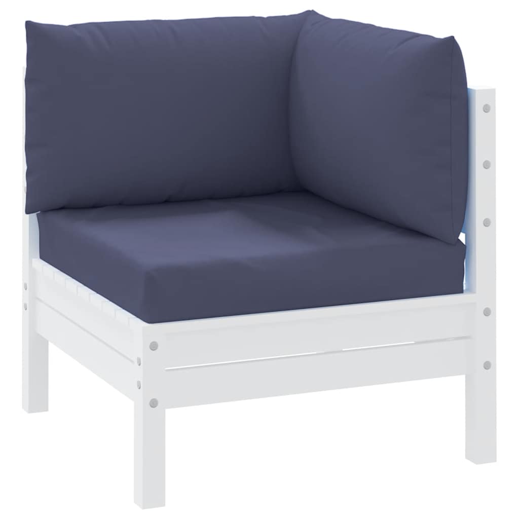 Vidaxl Pallet cushions 3 St Oxford Fabric Marineblauw