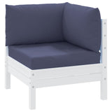 Vidaxl Pallet cushions 3 St Oxford Fabric Marineblauw
