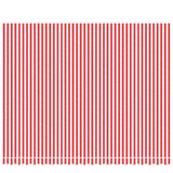 VidaXL Replacement cloth for Luifel Striped 4.5x3.5 m Red and White