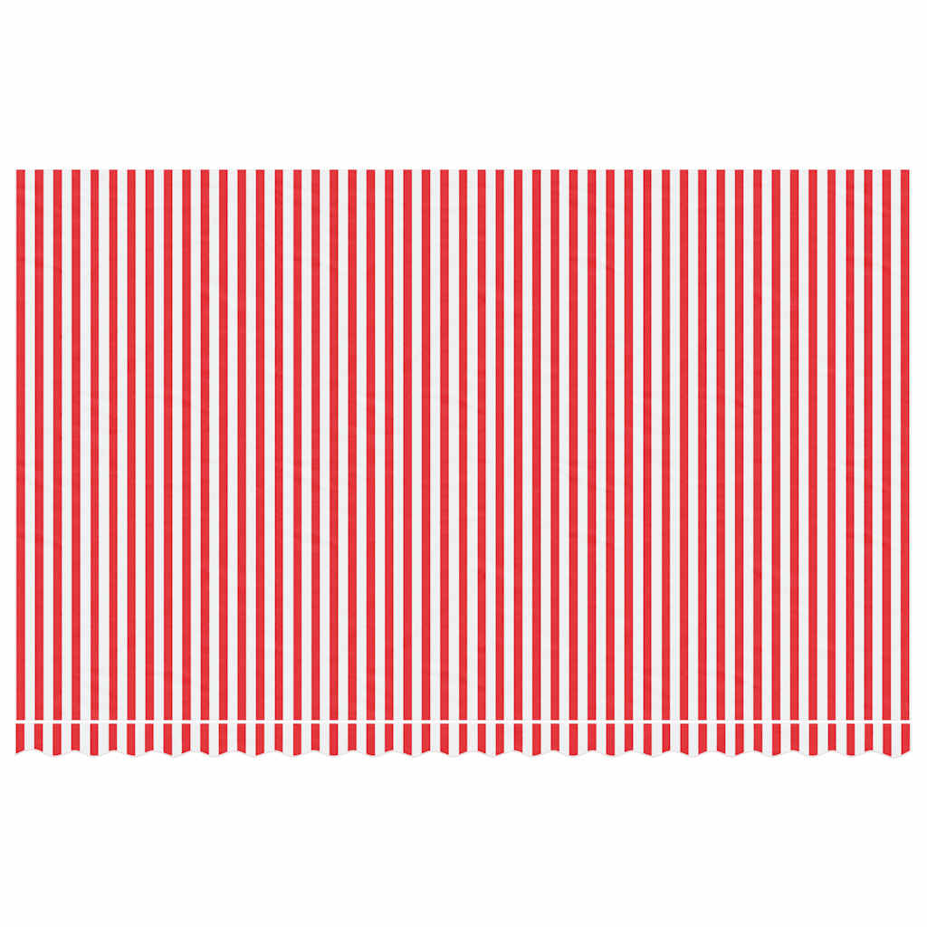 VidaXL Replacement cloth for Luifel striped 5x3 m red and white