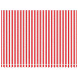 Panno sostitutivo Vidaxl per 5x3,5 m rosso Luifel a strisce rosse