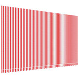 VidaXL Replacement cloth for Luifel striped 6x3.5 m red and white