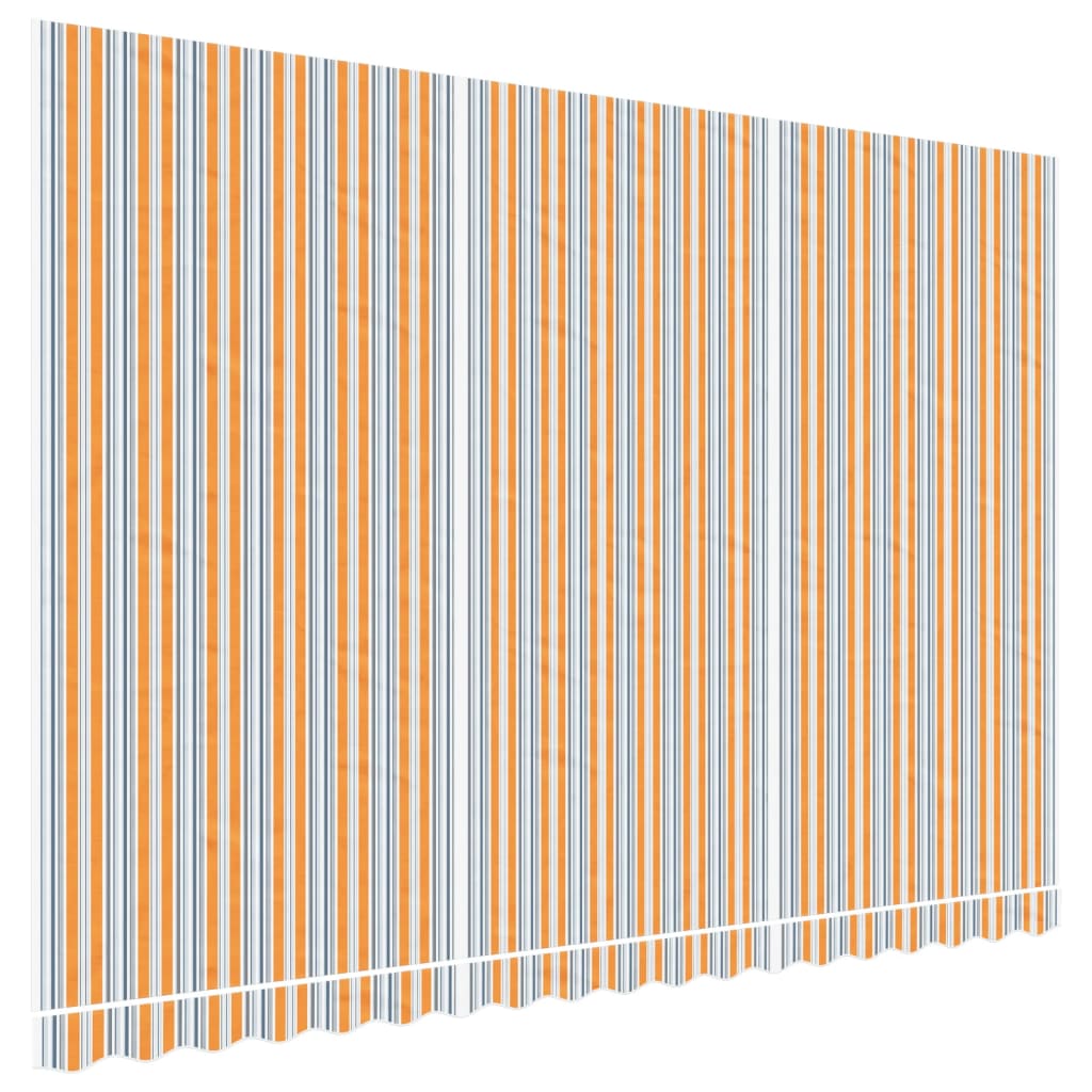 Tissu de remplacement Vidaxl pour la canopée rayée de 4,5x3 m multicolores