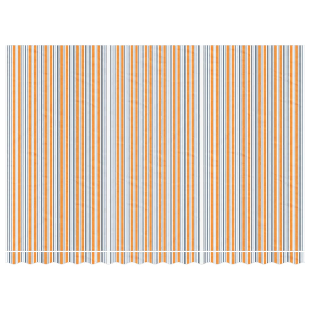 Tissu de remplacement Vidaxl pour la canopée rayée de 4,5x3 m multicolores