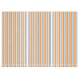 Tissu de remplacement Vidaxl pour la canopée rayée de 4,5x3 m multicolores