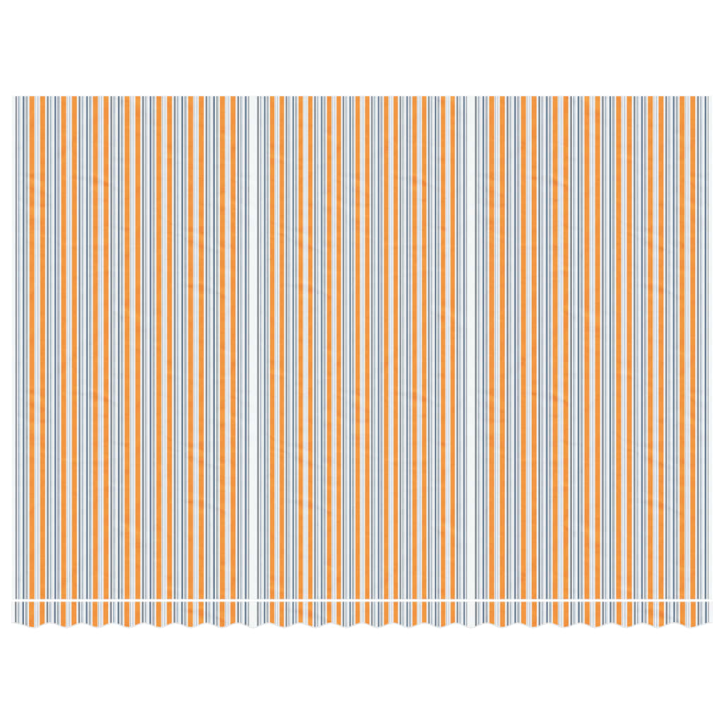 Tissu de remplacement Vidaxl pour Luifel rayé 5x3,5 m multicolour