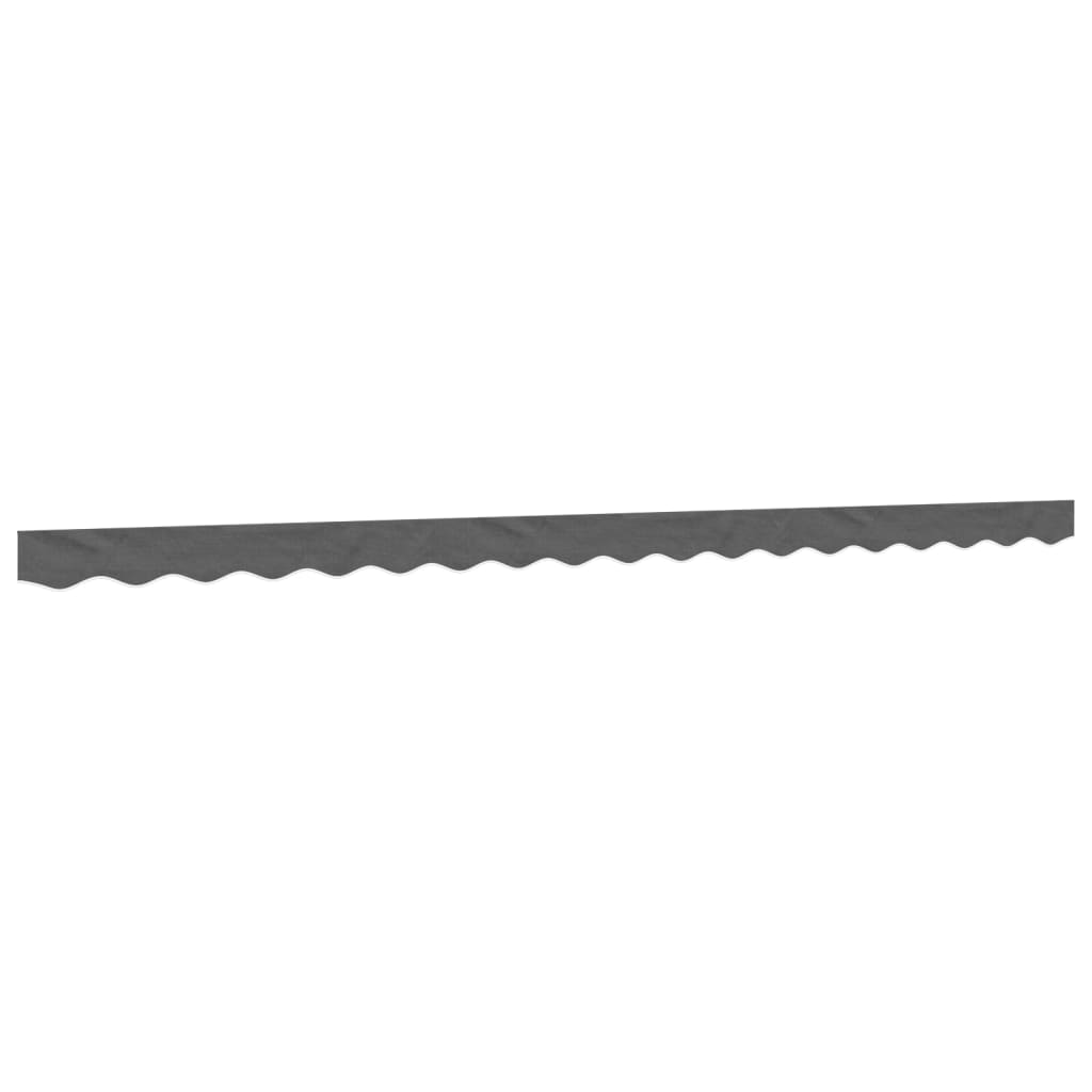 VidaXL replacement cloth for canopy skirt striped 4.5 m anthracite -colored