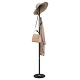 VidaXL Coat rack 175 cm powder -coated iron black
