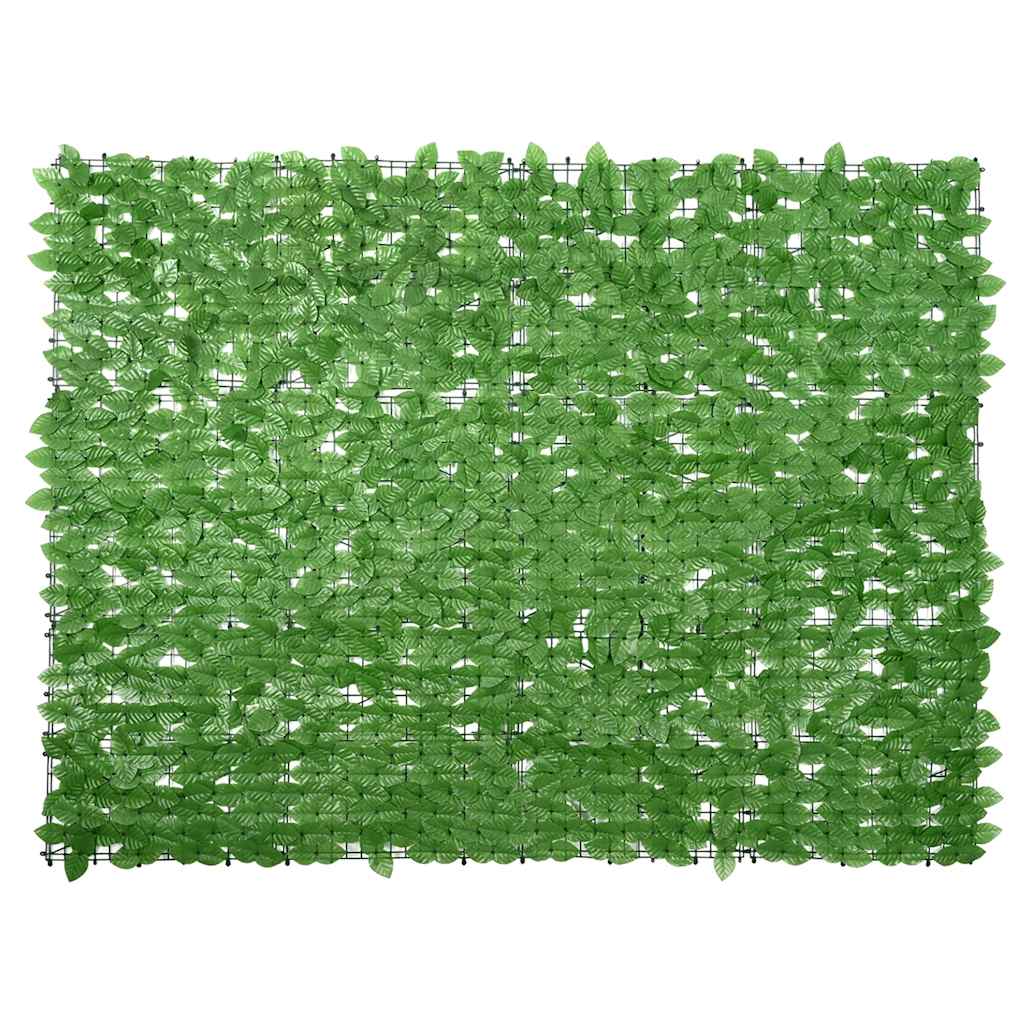 VIDAXL -Balkon -Bildschirm mit grünen Blättern 200x150 cm