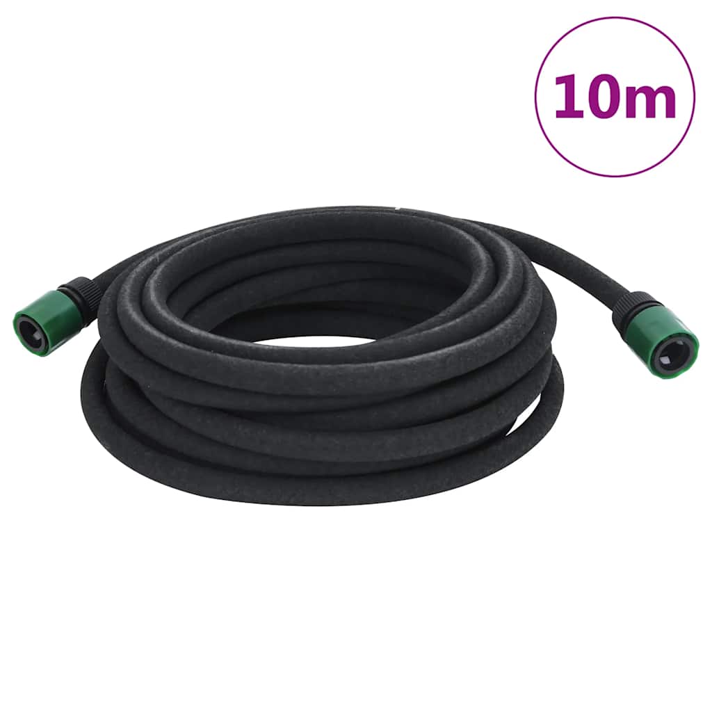 Vidaxl Drip hose 0.6 '' 10 m rubber black