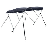 Vidaxl Biminitop 3 loki s stranskimi stenami 183x (185-198) x137 cm