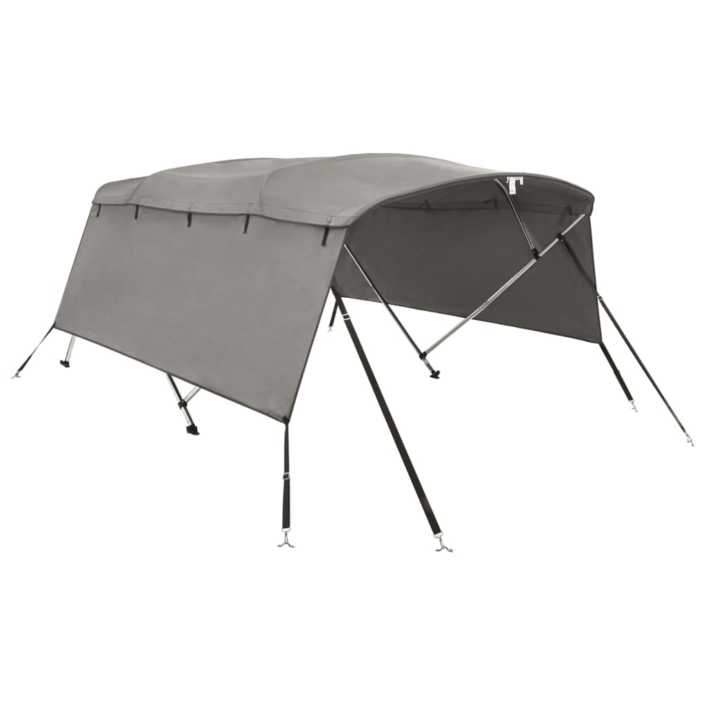 Vidaxl Biminitop 4 buer med sidevægge 243x (200-213) x137 cm