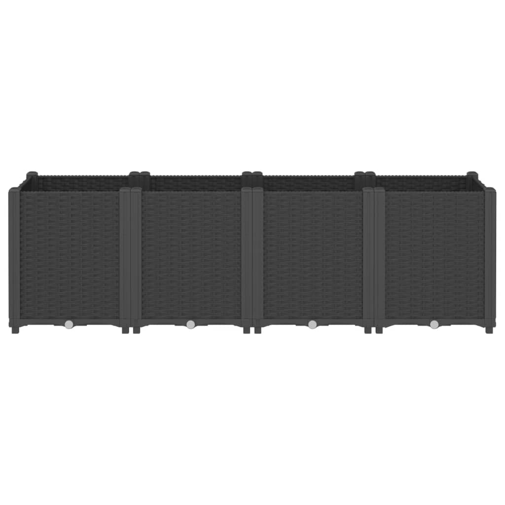 Vidaxl Planning Box 160x40x53 cm polypropen sort