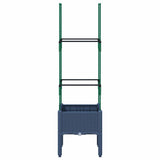 Vidaxl Plannet s lamelkou 40x40x142,5 cm Polypropen Blue Grey