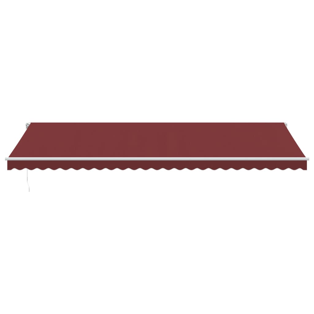 Vidaxl Luifel manually extends 600x300 cm bordeaux red
