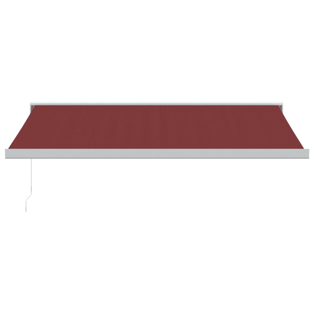 Vidaxl Luifel manually extends 450x300 cm Bordeaux red