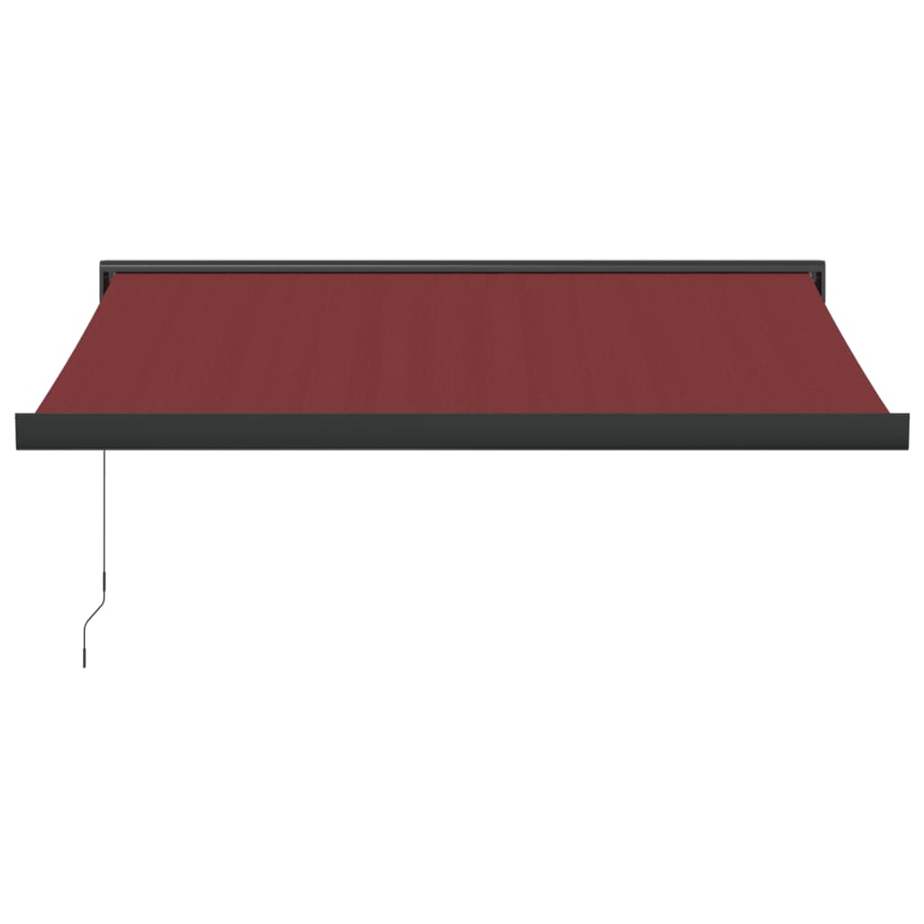 Vidaxl Luifel manually extends 300x250 cm Bordeaux red