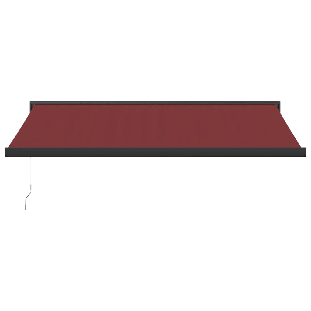 Vidaxl luifel erstreckt sich manuell 400 x 300 cm Bordeaux rot