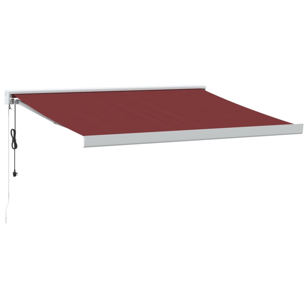 Vidaxl Luifel automatically extends 300x250 cm Bordeaux red