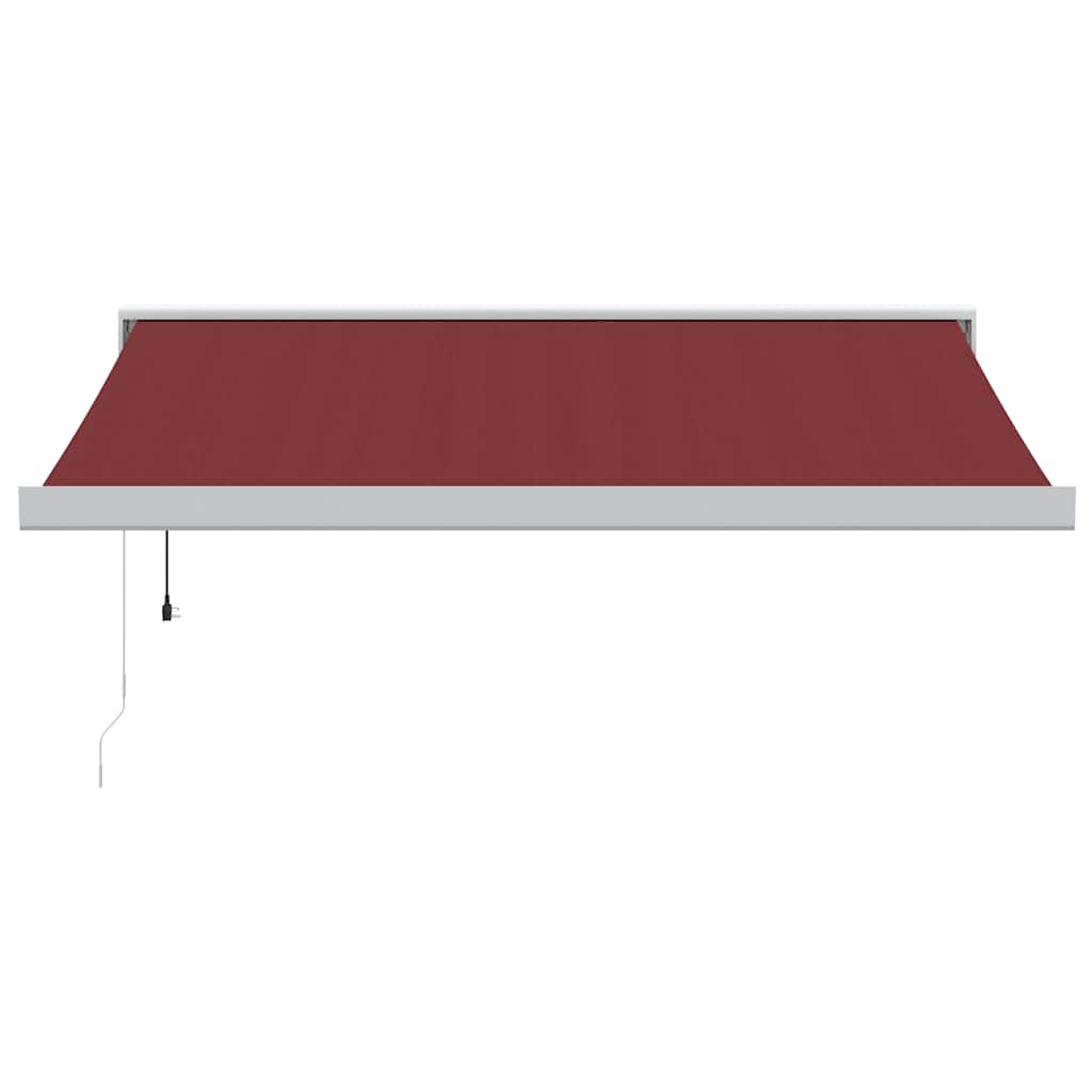 Vidaxl Luifel automatically extends 300x250 cm Bordeaux red