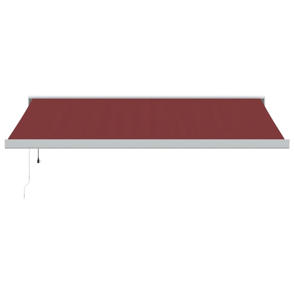 Vidaxl Luifel automatically extends 450x300 cm Bordeaux red