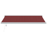 Vidaxl Luifel automatically extends 450x300 cm Bordeaux red