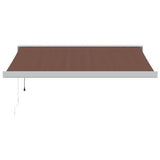Vidaxl Luifel automatically extendable 300x250 cm brown